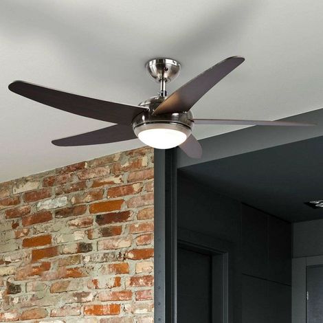 [NEUWERTIG] B-Ware Lindby Anneka Led Deckenventilator Leuchte Lampe Deckenlampe 20 W Wengefarben