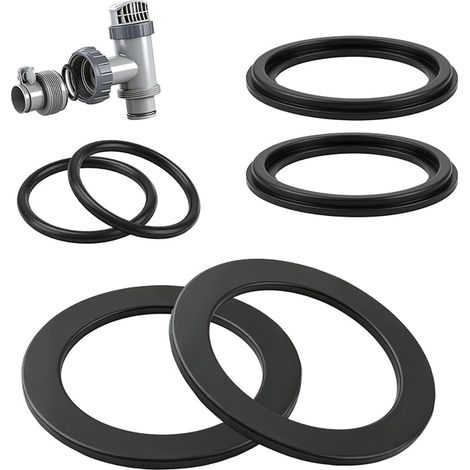 Replacement O-Ring for Intex Pool Filter Pump Rubber Seal Gaskets Rubber Seals 10745 10262 10255 Seal Rings (1/5)
