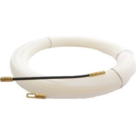 Ligne pilote pour le tirage de câbles, 10 m, 3 mm, flexible en acier
