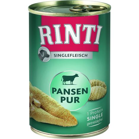 Rinti Singlefleisch Hundenassfutter Adult getreidefrei 400 g Pansen
