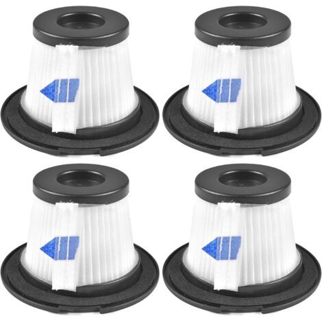 Sollbry Accessoires filtre pour aspirateur sans fil,4Pcs Filtre de remplacement pour aspirateur,Groupe de filtres à vide,Filtre à vide universel,Accessoires pour filtre aspirateur,Filtre cylindrique (1/5)