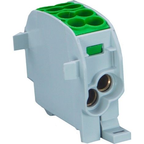 Bloc de Distribution 25mm² 2E/2S Vert - Digital electric 41588