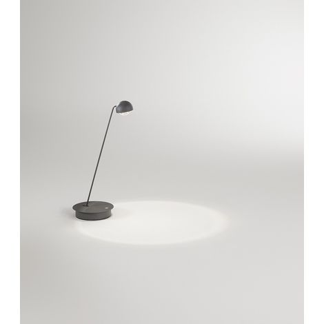 Lampe De Table Orientable Led 7W 3000K-6000K En Métal Anthracite Mat Avec Variateur Tactile Intégré, Hauteur 47 Cm - Perenz Luminaire Chic. (1/3)