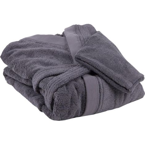 COFAN albornoz gris antracita gr.500/m2 modelo piedra talla s