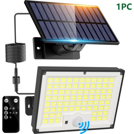 Wiederaufladbare Solar-Wandleuchte, ideal für Gärten, Garagen, Terrassen und Einfahrten – Ausführung 2