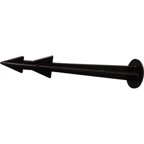 Pointe sapin en plastique PSPFIX de hauteur 125 mm pour fixation du support isolant au béton (sac de 500 pièces) (1/2)