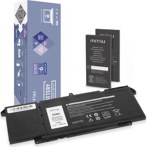 Batteria 7FMXV per Dell Latitude 5320 7320 7420 7520