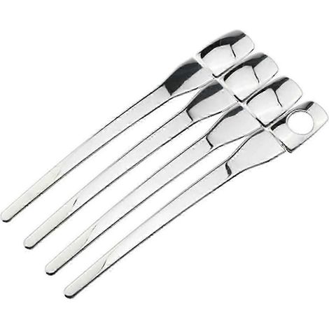 Cache-poignée de porte extérieure de voiture, garniture en acier inoxydable, cache-serrure de porte, autocollant pour 2 (1/5)
