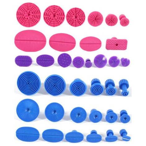 QORVA-Outils de débosselage sans peinture pour carrosserie automobile, Kits de retrait d'onglets d'extraction de colle 36 pièces (1/5)