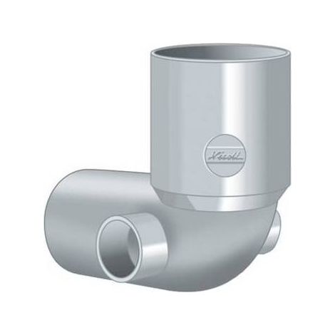 COURBE WC AVEC 2 RACCORDS LATÉRAUX Dimensions : D. 100-40-40