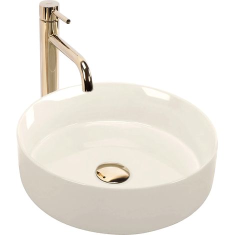 COUNTERTOP WASHBASIN REA SAMI SHINY WHITE