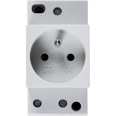 Presa modulare 2P+Z 10/16A 230V per binario 002414010
