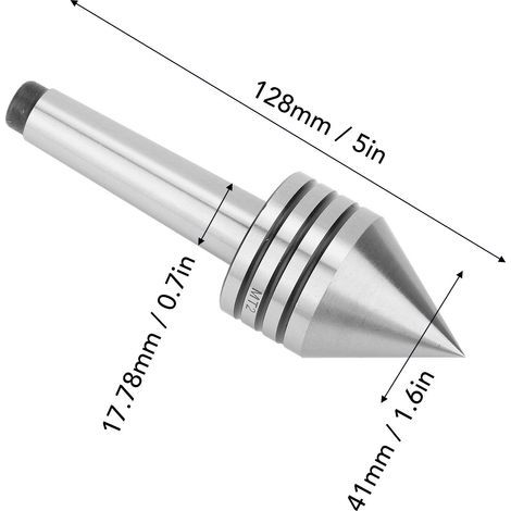 Live Center HSS high-precision wear-resistant tailstock 60 degrees MT2 lathe accessories for CNC (1/5)