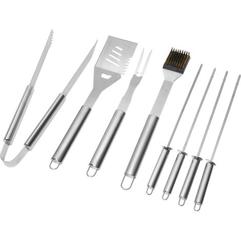 Set di 8 accessori per barbecue