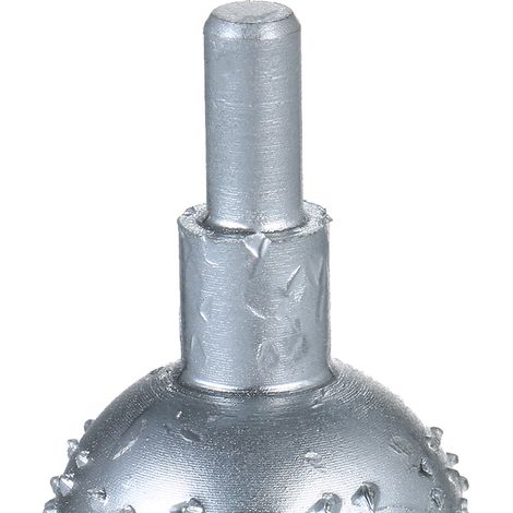Fraise rotative sphérique, queue de 6,35 mm (1/4 pouce), lime en carbure, acier tungstène, tête de fraisage pour sculpture sur bois, fraise de 3 cm (1/5)