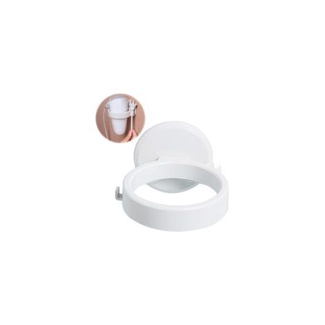 Support Seche Cheveux,Porte Seche Cheveux sans Percage,Porte Seche Cheveux Mural,Porte Seche Cheveux,Support de Sèche-Cheveux Autocollant sans Percer,pour Salle de Bain Et Toilettes(Blanc)