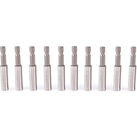 BUNTHAUS Magnetischer Bithalter für Schraubendreher, 10 Stück, 60 mm