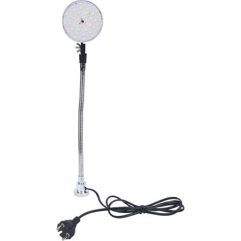 Machine LED Lumière, 15W 1500 Lumens Work Light avec Col de Cygne Flexible et Base Magnétique, Lumière du Tours à L'épreuve de L'eau pour Tours, établi, Machine à Coudre (1/5)