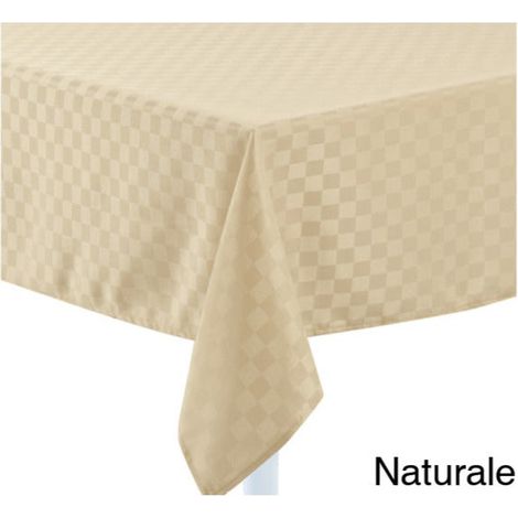 Preziosa Home Tovaglia Idrorepellente Antimacchia 140 x 180 Naturale (1/2)