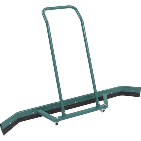 Raclette pour sol en béton, court de tennis Raclette robuste et grande, adaptée aux garages, sols, divers terrains de sport extérieurs Acier inoxydable avec roulettes (1/5)