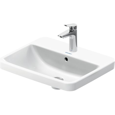 Duravit No.1 lavabo encastré, 1 trou pour robinet, avec (1/2)