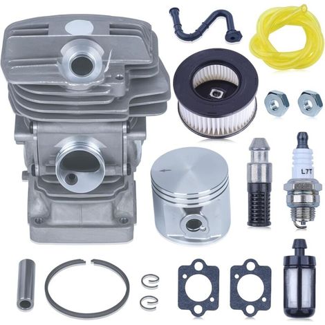 Piston and Cylinder for Stihl MS291 MS 291, 47mm Cylinder Piston Kit with Air Filter, Spark Plug, Fuel Filter, Chainsaw Engine Parts 1141 020 1206 (1/5)