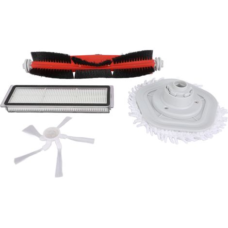 Set d'accessoires pour aspirateur Dreame W10 Pro : brosses principales, brosses latérales, filtres, serpillères, disques rotatifs et outil de nettoyage. (1/5)
