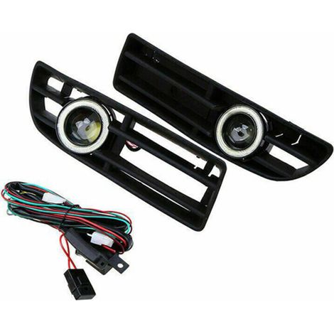 Kit di fendinebbia Angel Eye, griglia paraurti anteriore e cablaggio per Jetta Bora MK4 (modelli 1999-2004).
