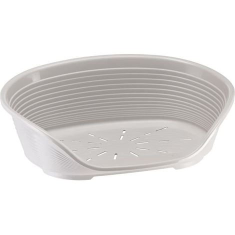 Siesta Deluxe Korb Größe 4 - 61,54521,5 cm - Hellgrau - FERPLAST