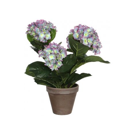 Mica-decorations Magnolia Violette plante décorative synthétique
