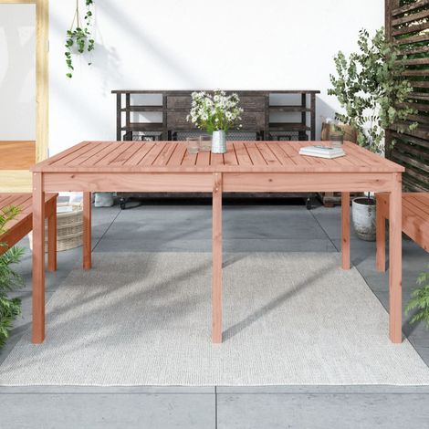 Table de jardin Table d'extérieur  Table d'appoint 159,5x82,5x76 cm bois massif de douglas 15452 (1/5)