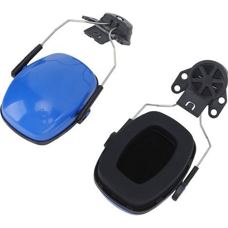 Noise-canceling headphones, noise reduction headphones, hearing protection, sound blocking, noise-canceling headphones for woodworking, blue (1/5)