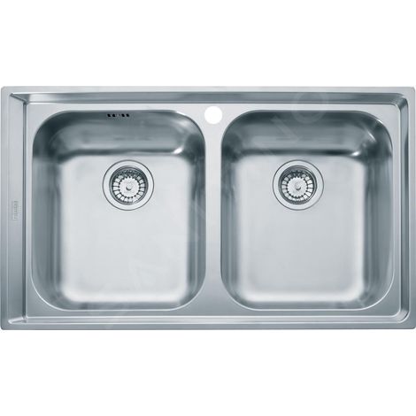 Franke Neptun - Évier en inox NEX 620, 860x510 mm + siphon 101.0120.273 (1/3)