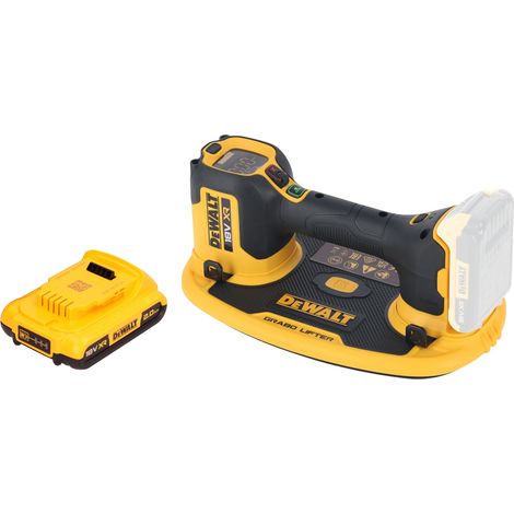 Aspirador con batería DeWalt DCE 590 N 18 V 120 kg + 1 batería 2,0 Ah - sin cargador