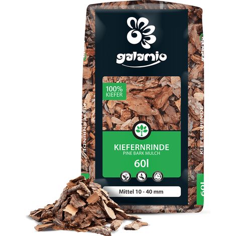 Galamio Rindenmulch Kiefer Mittel 60l