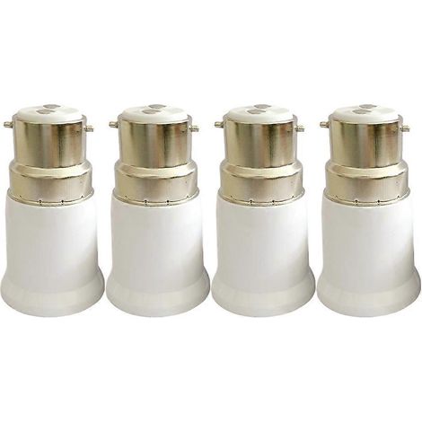 Douille B22 vers E27, adaptateur de culot de lampe de haute qualité en polycarbonate ignifugé pour ampoule LED à LED 220 V (1/5)