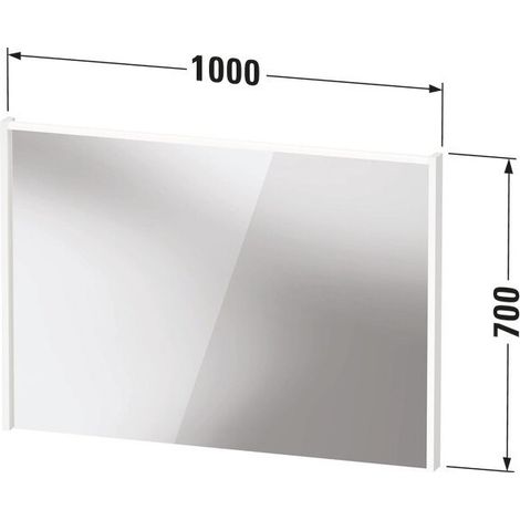 Duravit D-Code Miroirs, champ lumineux LED en haut, 1000x700mm, (1/2)