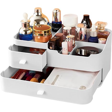 Lntyq Boite Rangement Maquillage Organisateur, Organisateur de Maquillage Makeup Organizer Tiroir Parfum Rangement Produit de Beauté Organiseur Maquillage