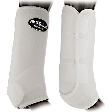 Pony, Turchese: Stinchiere posteriori in neoprene con chiusure tessuto a strappo, anatomiche e traspiranti