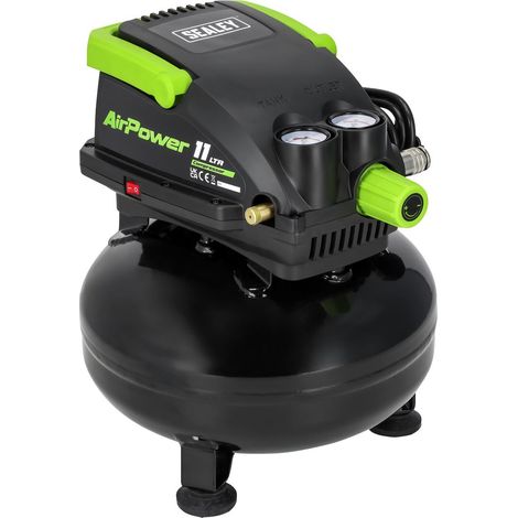 Sealey SAC1100 11L Oil Free Direct Drive Air Compressor 0.5hp (1/5)