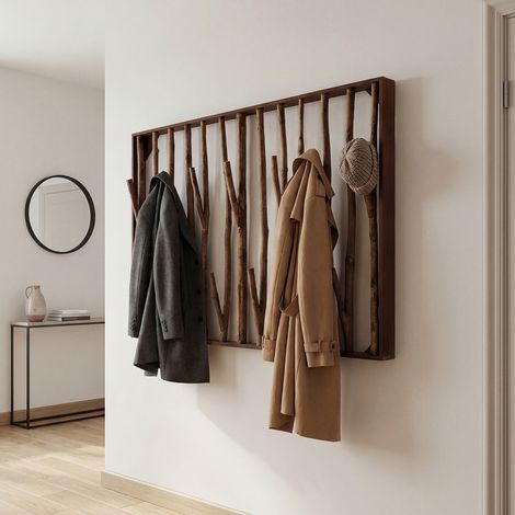 Garderobenhaken Wandhaken Treibholz 120 cm XXL