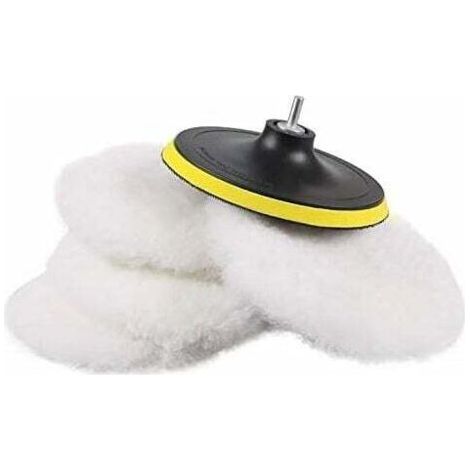 5pcs 180mm Wool Polishing Sponge Disc Polishing Polishing Pads for Polishing Machine Polishing Machine (1/4)