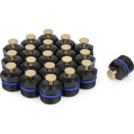 20Pcs Atomizing Sprinkler Nozzle,1/2 Inch Garden Misting 360Degree Agricultural Lawn Watering Nozzle Irrigation