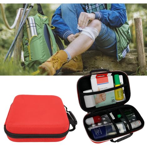 Sac d'urgence portable grande capacité coque rigide EVA pour premiers secours intérieur extérieur (1/5)