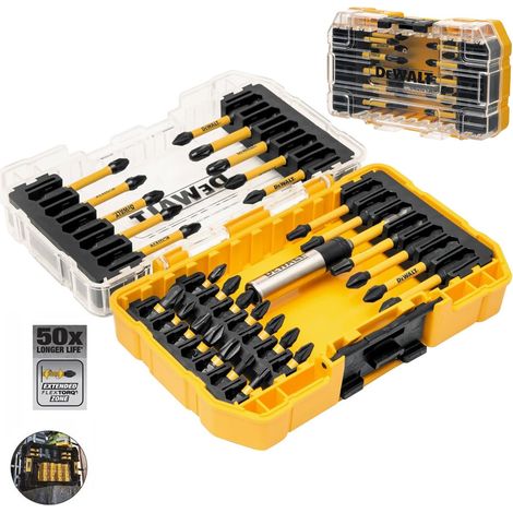 Dewalt DT70730T FLEXTORQ Impact Driver Rated Screwdriver Bit Set 25PC Tough Case (1/10)