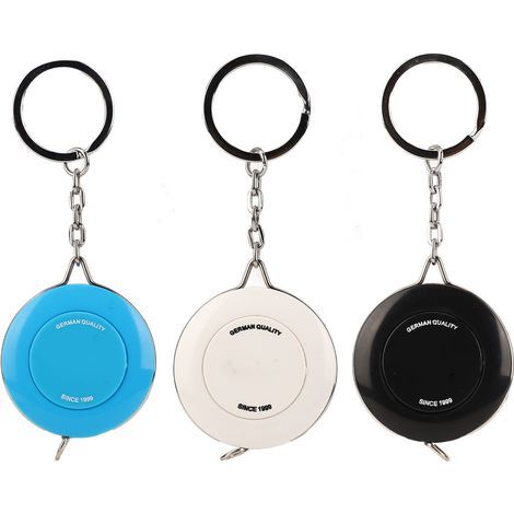 Set mit 3 Metern einziehbarem 60-Zoll-Körpermaßband, präzise in Zoll und Zentimetern, für Stoff- und Nähmaße (1/5)