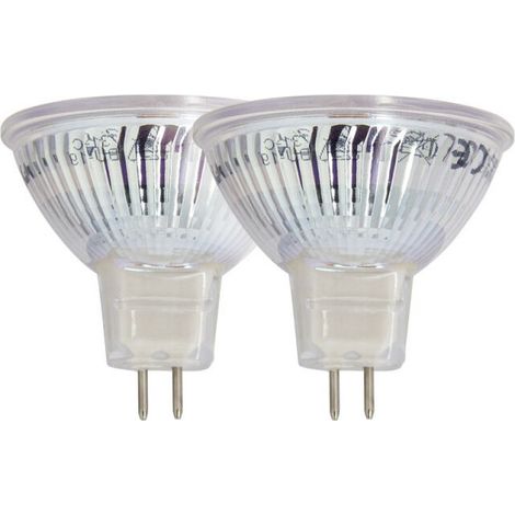 Confezione da 2 lampadine LED MR16 SMD GU5.3 – 5 W (equivalente a 35 W), 345 lm, luce bianca neutra 4000 K – compatibile con trasformatori elettronici e magnetici