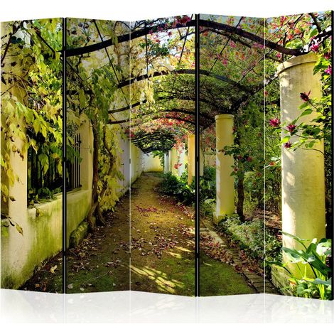 Paravent 5 Volets "Romantic Garden" 172x225cm (1/2)