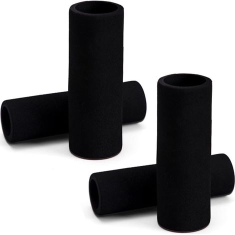 4 Pièces Couvre Grips, Poignées de Guidon de Moto Poignées en Mousse Poignée d'extrémité de Barre Antidérapante, Poignée de Guidon Confort de Moto Adaptée, Antidérapantes Accessoire Souple (1/5)