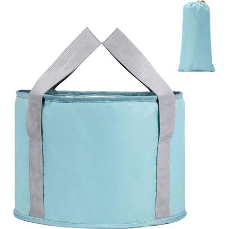 1 ArticleSeau Pliable pour Tremper Les Pieds, Baignoire de Voyage Portable pour Les Pieds, Bassin de Bain de Pieds Pliable, avec Sac de Rangement, pour le Trempage des Pieds (1/5)